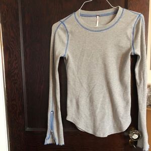 Free People long sleeved thermal shirt
